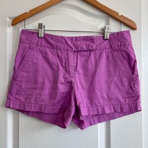 J. Crew Lilac Chino Shorts